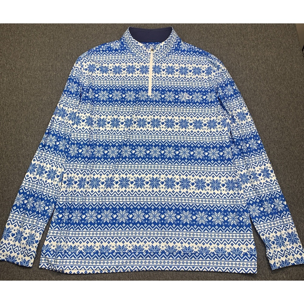 Rhoback Men's Performance Q-Zip The Snow Day Ski Golf Outdoors - Size 3XL